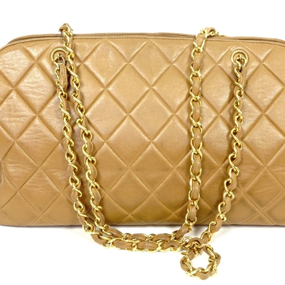 Chanel Lam Skin Leather Handbag Shoulder Bag - Picture 2 of 8